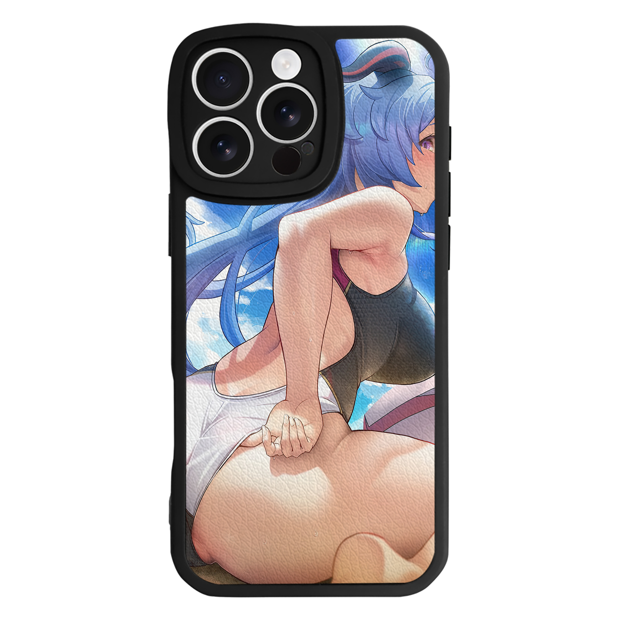 げんし神 genshin 【iPhone 16シリーズ対応】シリコンスマホケース（レザー調） 材質：シリコン